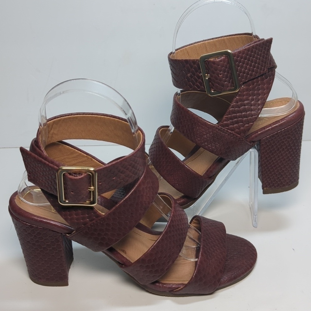 Vionic Blaire Strappy Heeled Sandals womans size 6 EU 37 - Picture 6 of 16